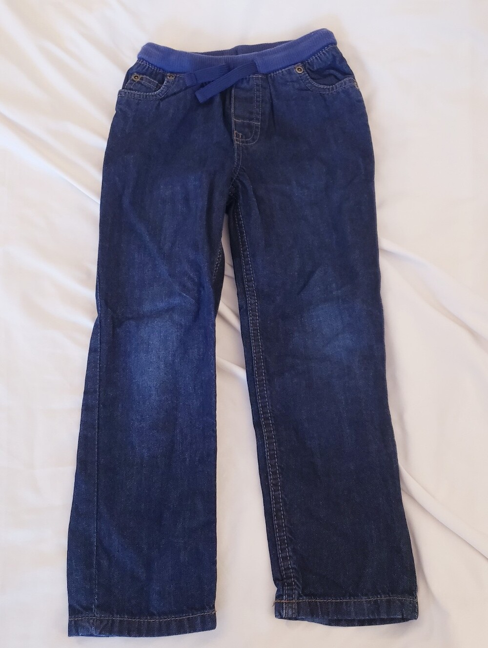 Boys 4/5 Carters Denim Jeans With Elastic Waist